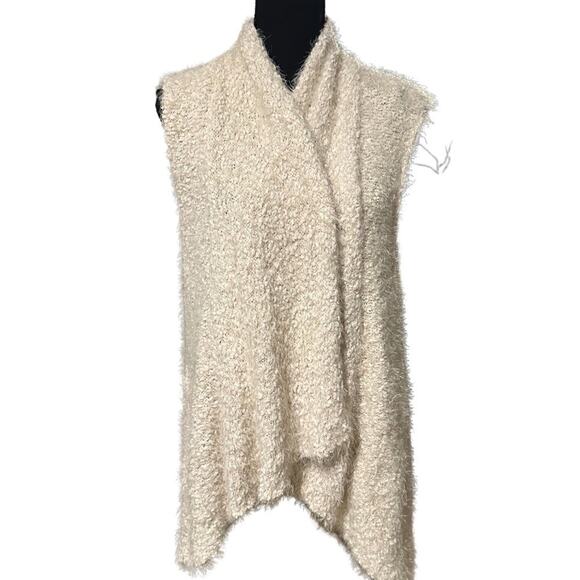 Cream Waterfall Open Sweater Best Cardigan Altard State - Picture 1 of 8